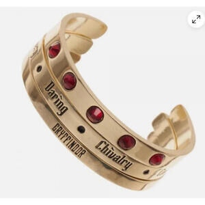 Bioworld Harry Potter Wizarding World 3 pc Bracelet Set Gryffindor w/ box